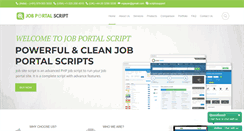 Desktop Screenshot of jobportalscript.com